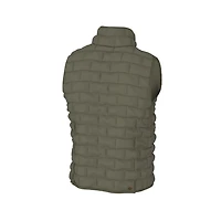 Youth Brick Quilted Vest Moss