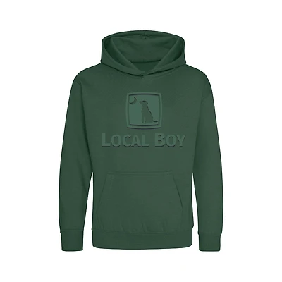 Youth Tractor Hoodie Green