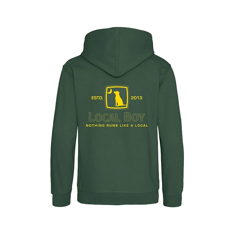 Youth Tractor Hoodie Green