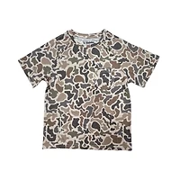 Youth Heather Blend Crewneck Short Sleeve T-Shirt Localflage