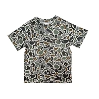 Youth Heather Blend Crewneck Short Sleeve T-Shirt Localflage Bluff