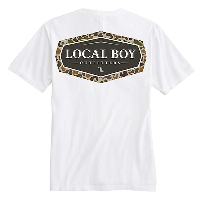 Vintage Emblem Short Sleeve T-Shirt White