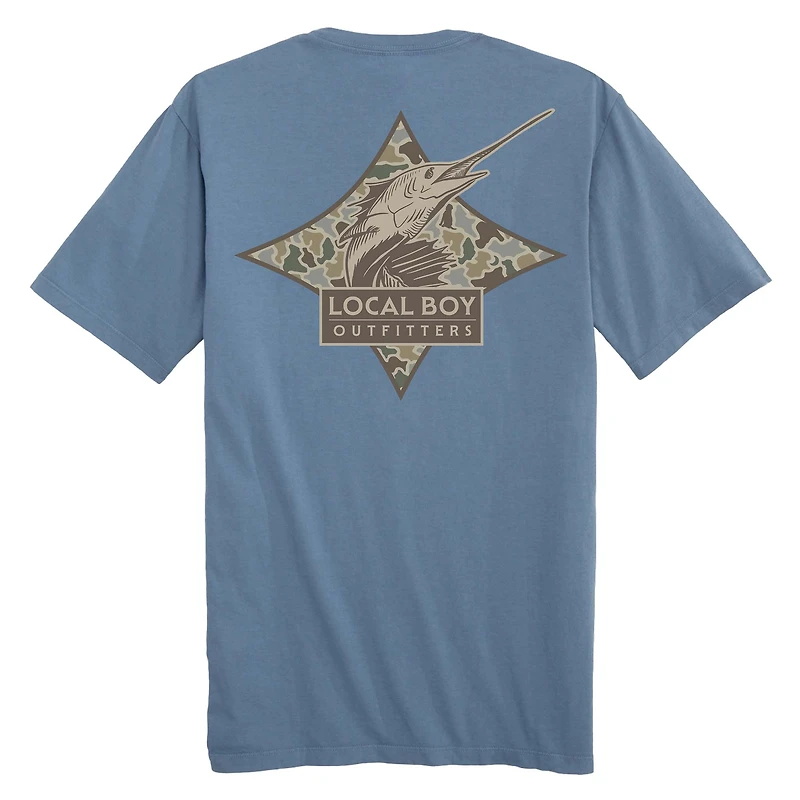 Sand Dog and Moon Camo Sailfish Short Sleeve T-Shirt