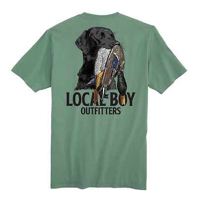 Feathered Fetch Short Sleeve T-Shirt Light Green