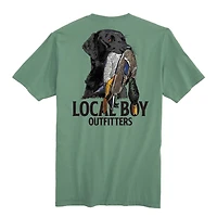 Feathered Fetch Short Sleeve T-Shirt Light Green