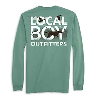 Text and Tail Long Sleeve T-Shirt