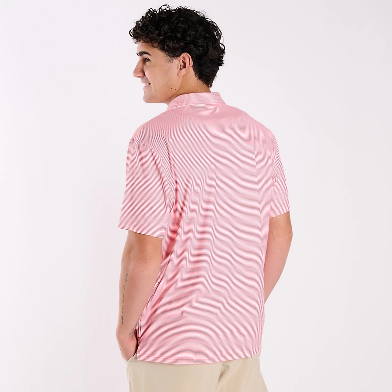 Palms Striped Polo Starburst