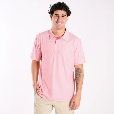 Palms Striped Polo Starburst