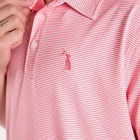 Palms Striped Polo Starburst