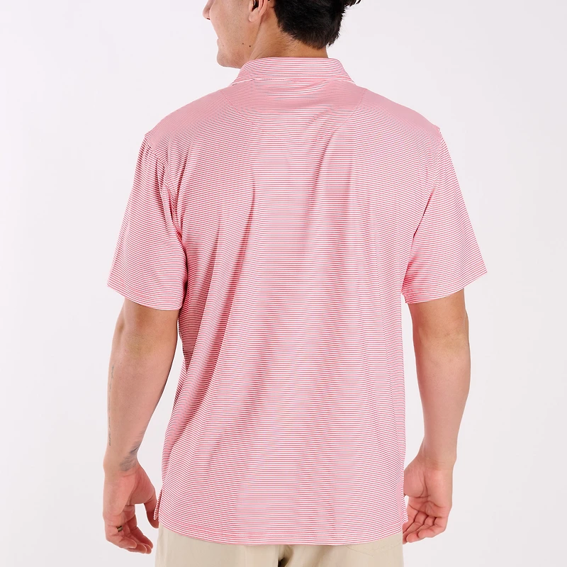 Palms Striped Polo Starburst