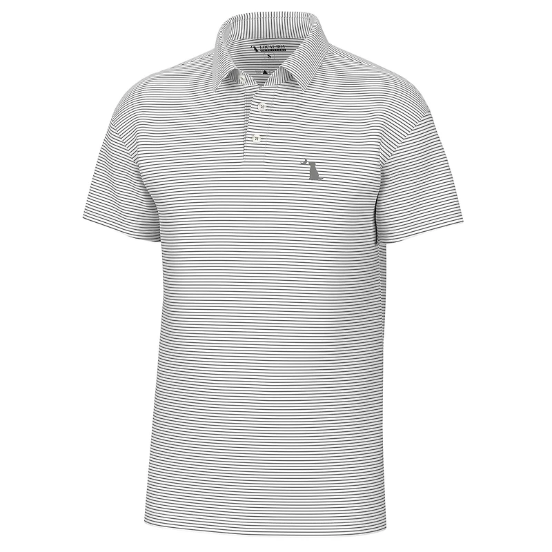 Driftwood Striped Polo