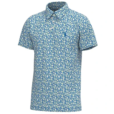 Royal Margarita Printed Dirty Myrtle Polo
