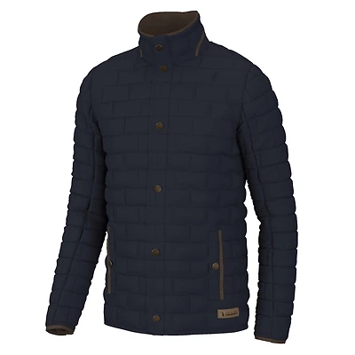 Brick Quilted Jacket Navy