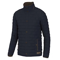 Brick Quilted Jacket Navy