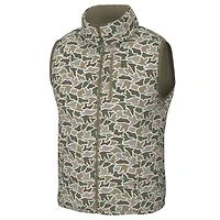 Reversible Duck Down Vest Camo