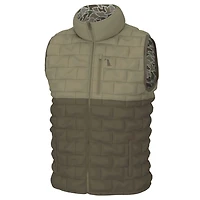 Reversible Duck Down Vest Camo