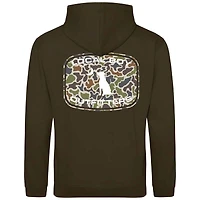 Localflage Patch Hoodie Olive
