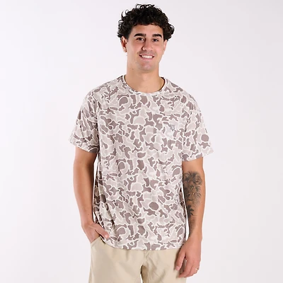 Heather Blend Crewneck Short Sleeve T-Shirt Palmettoflage