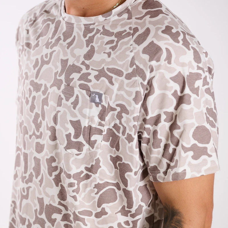 Heather Blend Crewneck Short Sleeve T-Shirt Palmettoflage