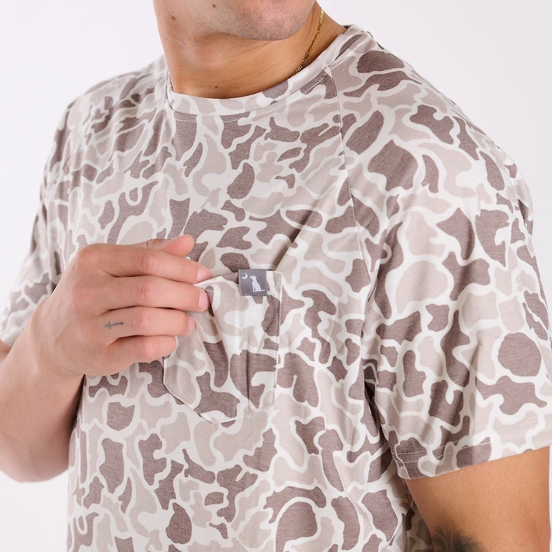 Heather Blend Crewneck Short Sleeve T-Shirt Palmettoflage