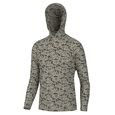 Heather Blend Hoodie Duck Camo