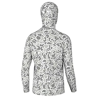 Heather Blend Hooded T-Shirt White Localflage
