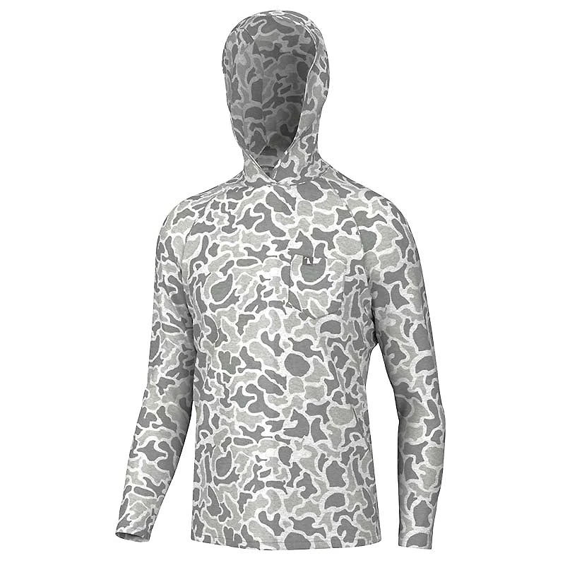 Heather Blend Hooded T-Shirt White Localflage