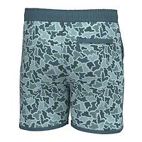 Wando Swim Trunks Blue Dog and Moon Camo