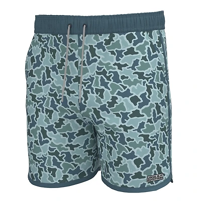 Wando Swim Trunks Blue Dog and Moon Camo