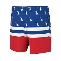 Bayview Swim Trunks Red, White & Blue