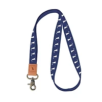 Navy Dog Lanyard