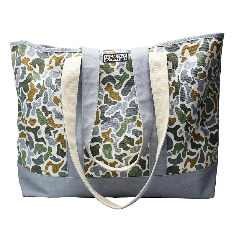 Localflage Bluff Slate Canvas Tote Bag