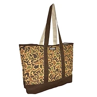 Old School Camo Canvas Tote Bag