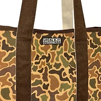 Old School Camo Canvas Tote Bag