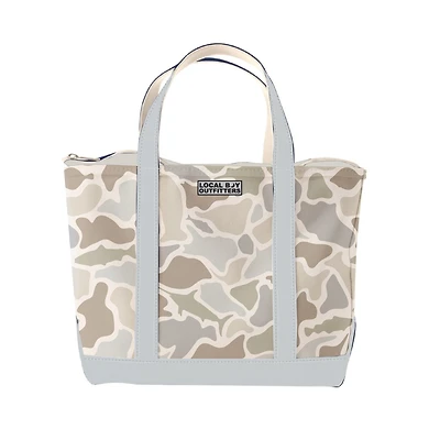 Saltwater Camo Canvas Tote Bag