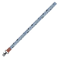 Distressed Localflage Cobalt Camo Lanyard