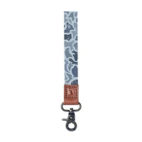 Distressed Localflage Cobalt Camo Wrist Lanyard