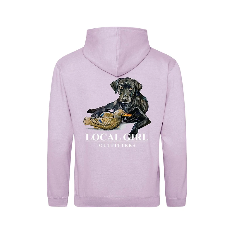 Local Girl Youth Decoy Pup Hoodie Lilac