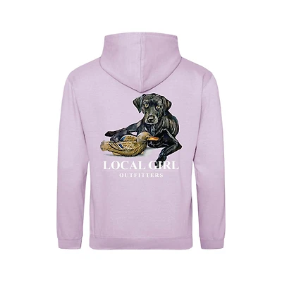 Local Girl Youth Decoy Pup Hoodie Lilac