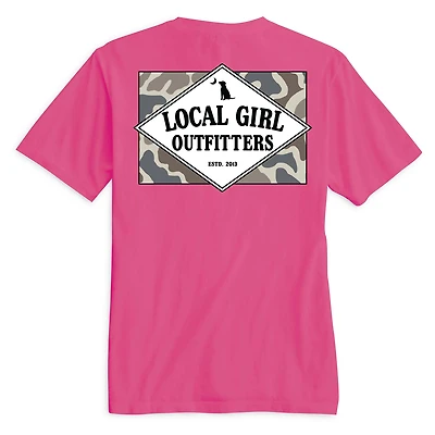 Local Girl Founders Flag Short Sleeve T-Shirt