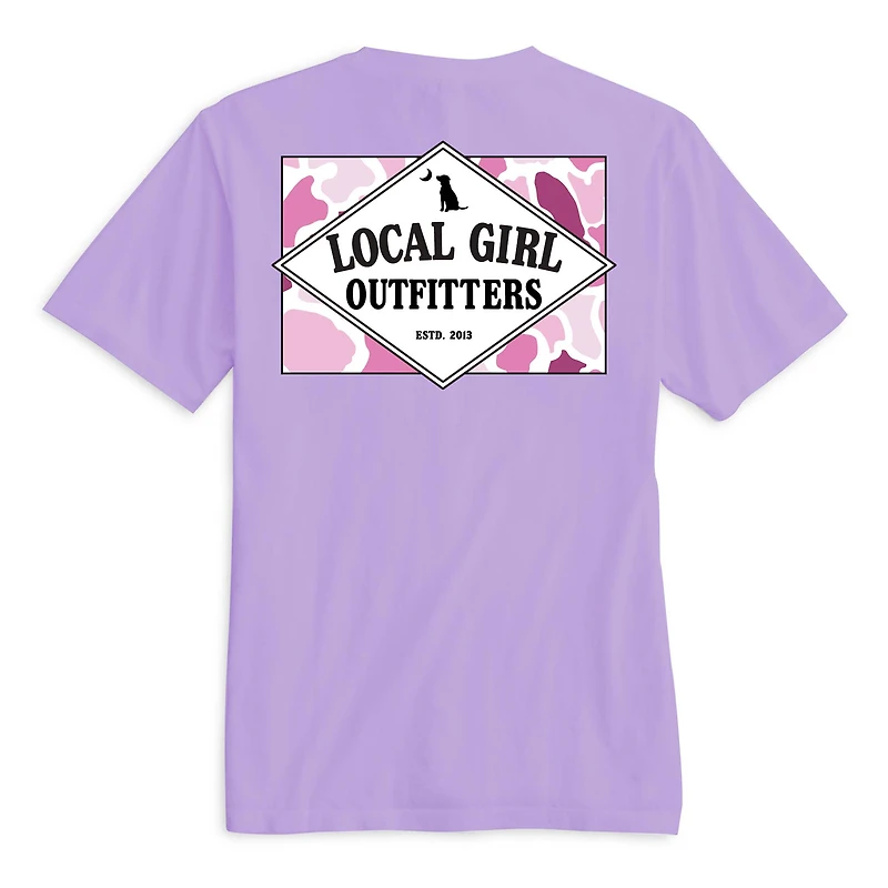 Founders Flag Short Sleeve T-Shirt Orchid