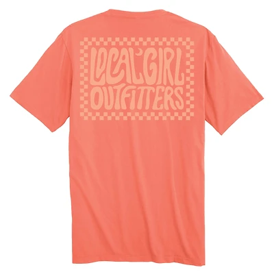 Checkered Charm Short Sleeve T-Shirt