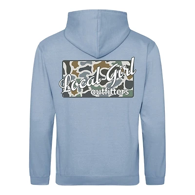 Local Girl Buff Plate Hoodie Sky