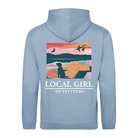 Local Girl Dock Lab Hoodie Sky