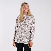 Women's Heather Blend Hooded T-Shirt Palmettoflage