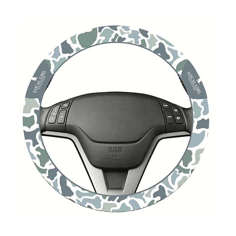 Local Girl Steering Wheel Cover in Localflage Coast