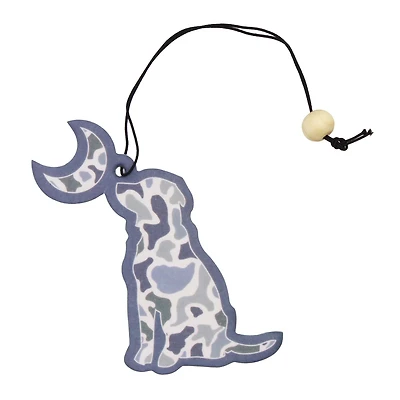 Localflage Coast Camo Dog and Moon Air Freshener