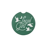 Local Girl Car Coaster in Green