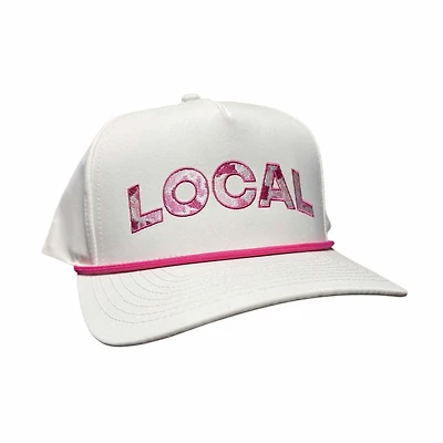 Local Block Logo Pink Camo Hat