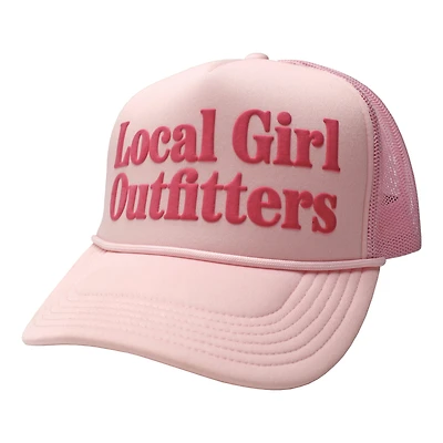 Women's Pink on Pink Rope Trucker Hat
